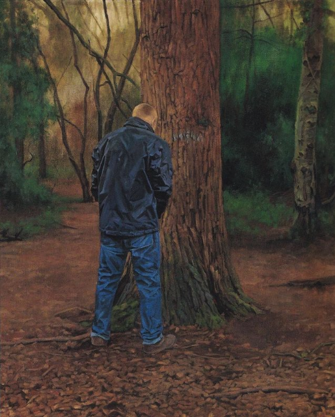 Alanspazzaliartist:george Shaw (British, B. 1966), The Call Of Nature. Art