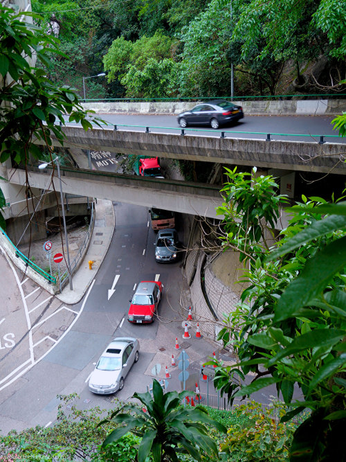 Hong Kong highways. April.