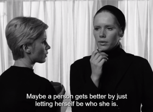 Persona (1966) directed by Ingmar Bergman