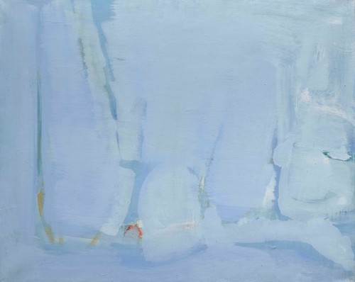 Olivier Debré (1920-1999) — Port Blanc  (oil on canvas, 1963)