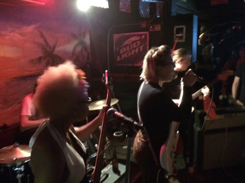 adultinsect:  CROW DOUBT ( beyonce-huxtable’s band doing a No Doubt cover set ) at Harold’s Place in San Pedro CA 10/31/14