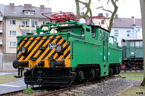 dampfloks: EH 346 der “Eisenbahn & Häfen” Duisburg (DE) Allgemeine Elektrizitäts Gesellschaft (A