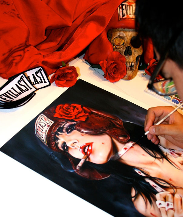 exhibition-ism:  Brand new limited edition print by Brian M. Viveros, releasing tomorrow
