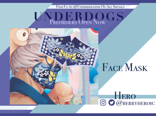 Hello Everyone!Our next merch preview is for our face mask which is made by Hero as well as a previe