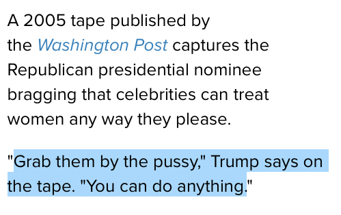 micdotcom:  Holy. Shit. Just when you think Trump’s sexism couldn’t get any worse.