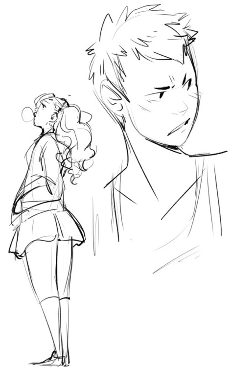 missjamiekaye:  Persona Hell doodle dumpThe little bratty teddy is @retrodynamics‘s