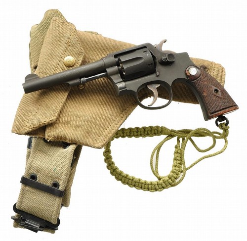 World War II Smith &amp; Wesson &ldquo;Australian Victory&rdquo; Model double action revolver.  Vict