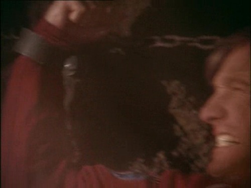 Space 1999 S02E03 When Koenig (Martin Landau), Carter (Nick Tate) and Dr Russell (Barbara Bain) go b