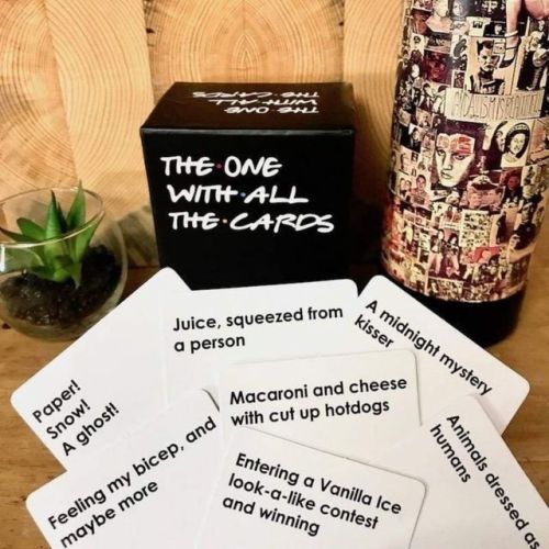 manifestingthevictory:  pivotalfriends: CALLING ALL FRIENDS FANS! I am slowly losing my mind over the fact that this exists. They made a Cards Against Humanity Style game for Friends! I know exactly what I’ll be doing with my friends on winter break.