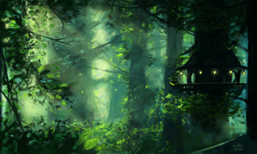awesomedigitalart:  by Hillary (Rachopin77) 