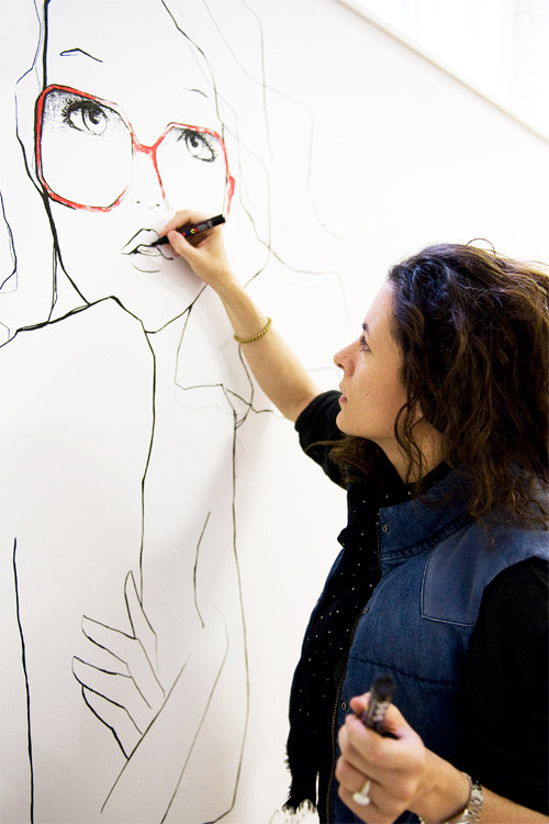 1000drawings:  Garance doré