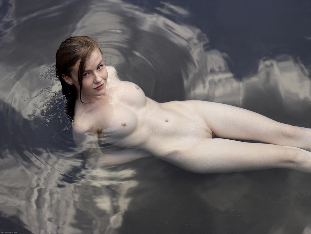 big-teen-tits:  Care to Take a Dip In the Pond?