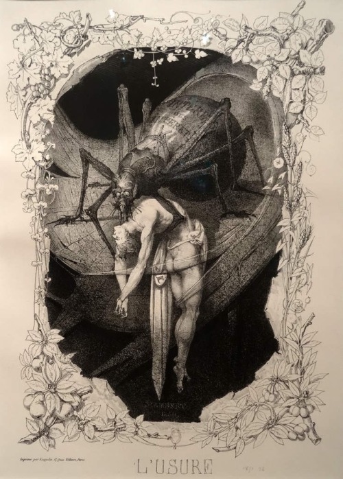talesfromweirdland - USURY (1851) by French artist, Charles...