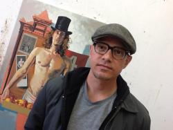 christophersousa:  Me in my studio in front