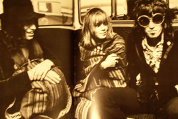 Rockandrollpicsandthings:  Mick Jagger, Anita Pallenberg And Keith Richards On The