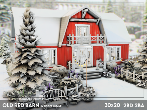 Old Red Barn (NO CC) I’m back from the Christmas break with a new build! I love how some can r