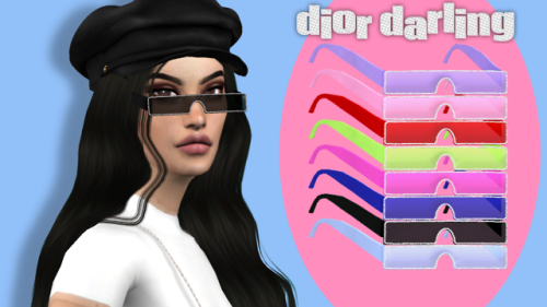 ♡ SUPERMODEL SHADES SET PART 2 BY SIMSTEFANI ♡~ ♡ ★。、・'゜☆。.:*:・'゜★.:* ♡ ~ Bubblegum Shades12 Swatche