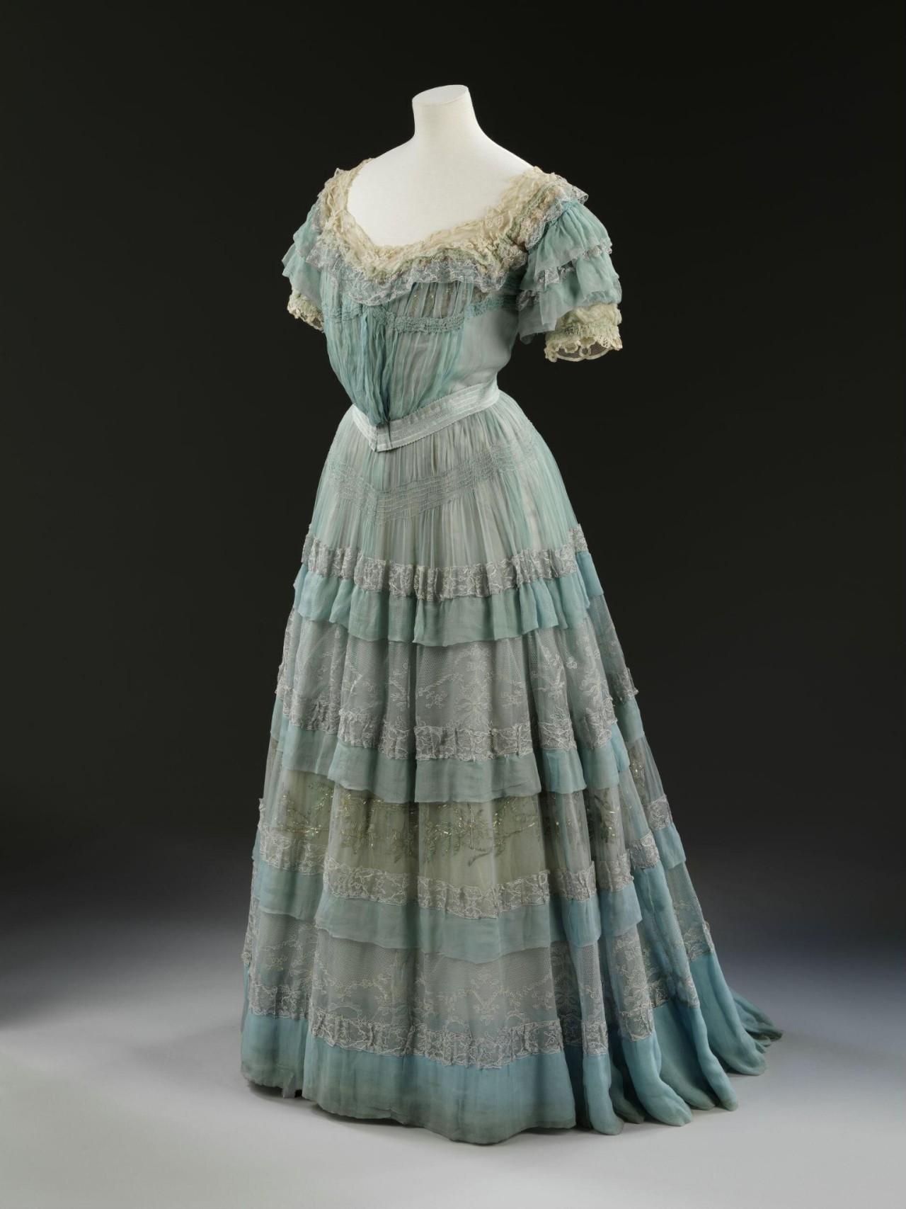 17th to late 20th Centuries Fashion: A Look Back — • Evening dress ...
