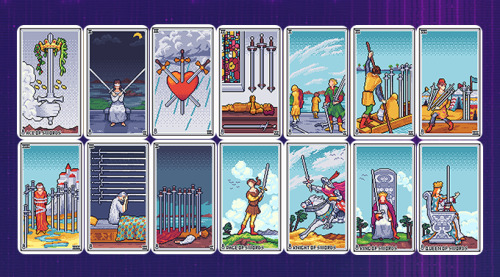 The Pixel tarot is up on Kickstarter! Pixel Tarot is by Vermilion Collection, the same group that pr