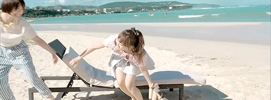akb48g-gifs:NyanNyan, Takamina, Milky, and Mii-chan in AKB48’s 36th Single - “Labrador