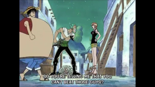 Zoro & Nami At Whiskey Peak