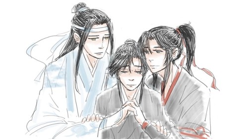 What my heart really needs is an epilogue where wangxian play inquiry for mo xuanyu to tell him than