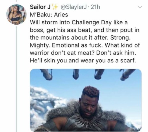 usernamegameon100:  wakanda-4evr: childishambino96:   Found this on Facebook and I am    i can never relate to the “scorpios hold grudges” thing lol.  that would require me to give af. and i don’t :(   I’m an aries and the “strong. mighty.