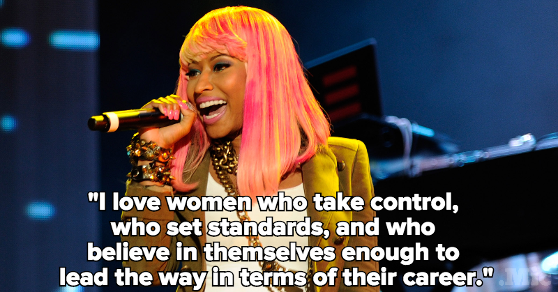 floralprintpussy:  micdotcom:  5 times Nicki Minaj spoke the fierce, feminist truth Last