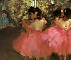 lu-art:  Dancers in pink - edgar degas 