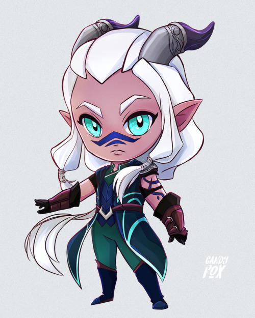 candyfoxdraws: Tiny, but still focused and deadly Runaan