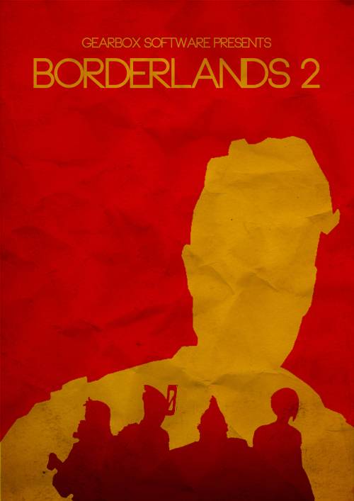 itslikechristmas:  Minimalist Borderlands posters by Reddit user Calciumee. 