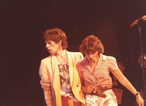 mick jagger & linda ronstadt, 1978