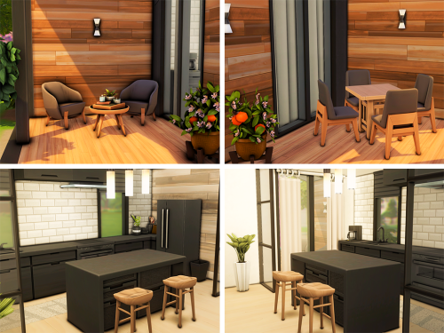 Ashdale (NO CC)I saw this house on Pinterest and fell in love. Container, contemporary and black, 