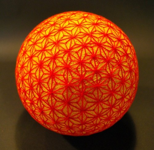 Porn Pics ladyinterior:  Intricate Temari Balls Made