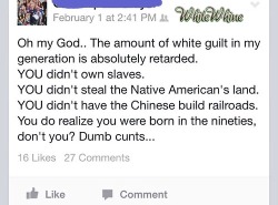 whitewhine:  What do you know about my slave-owning