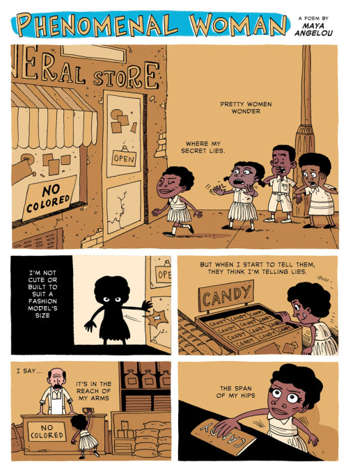peachy-gg:-casuallyme:dominiquetheuniquefreak:zenpencils:MAYA ANGELOU ‘Phenomenal Woman’YES!!!!!this