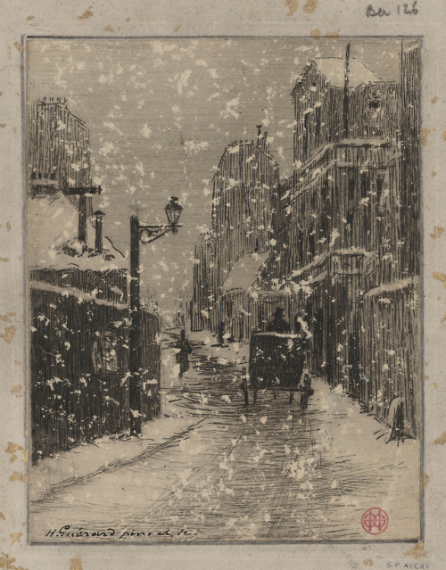 La rue Chevert = Chevert StreetHenri-Charles Guérard (French; 1846–1897)before 1888Etching and aquat