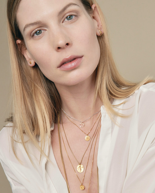 Sarah Brandner by Kenneth Fraunhofer for Paravar Jewelry 2020 collection.