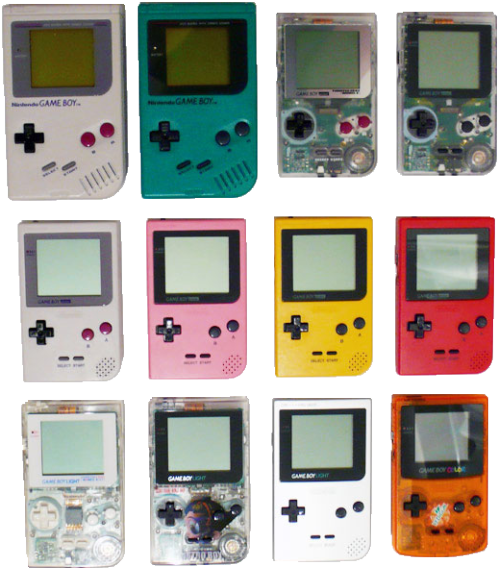willowfish:  the-virginityclub:  ♥ ♦ ♣ ♠  I have a Game Boy Color that’s the same color as that second Game Boy. Or…is it a Game Boy Pocket? Hmmm…I shall have to go check. 