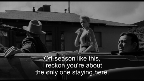 Janet Leigh alone at a motel… that can’t be good