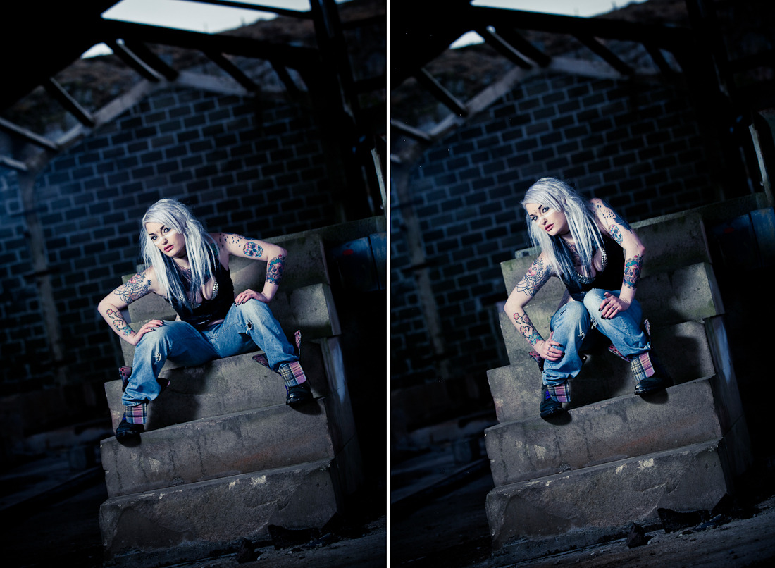 jennaleamodel:  Photographer : Adam Hirons Hair and make up : Myself  