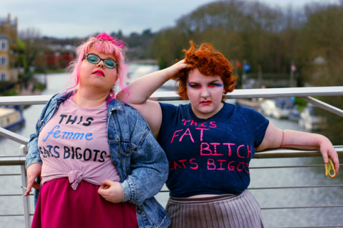 whatfreshhellisthis: THIS FAT BABE EATS BIGOTS How do you spend a hot date? Make tops to glorify in 