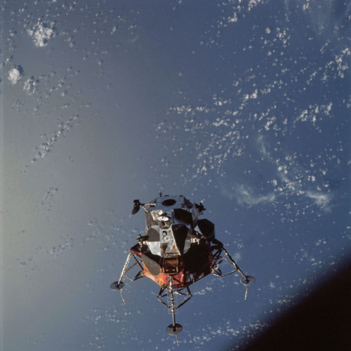 Apollo 9 CM, Gumdrop chases down and captures LM, SpiderMarch 3rd, 1969