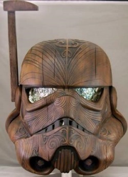 z4pp3dzone:  Stormtrooper Helmet in the Style of Traditional maori carving 