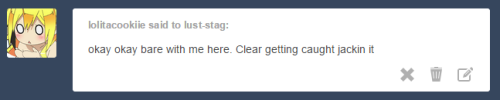 lust-stag-blog:  “M-mastah!” 