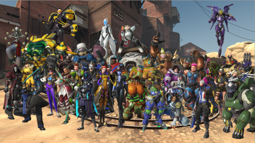 I wanted an Overwatch roster shot with what my heroes look like so I learned how to remove backgroun