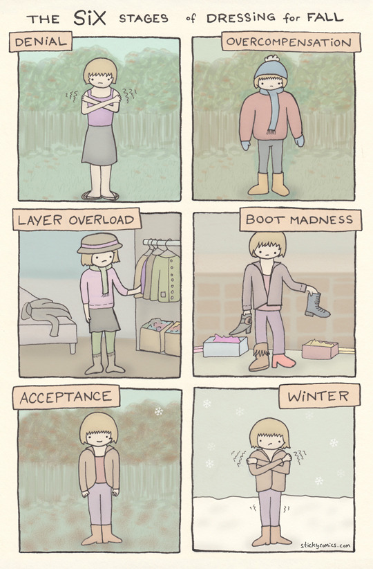 tastefullyoffensive:  by Sticky Comics  Looks like today in Melbourne. 