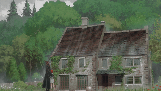 anotheranimescenery:  As  expected, we made it in one leap.This is my home.It’s