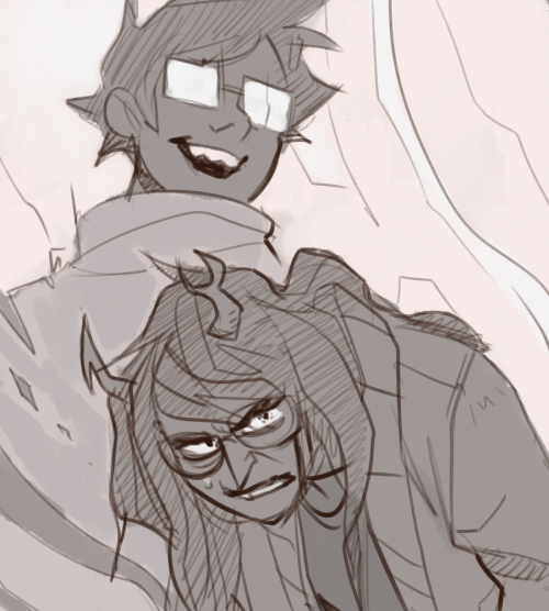 paperseverywhere: I was doing those two Vriska sketches during class and all of a sudden fanart for&