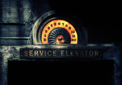 magicmousehouse:  Disney - Service Elevator Detail by Express Monorail on Flickr.